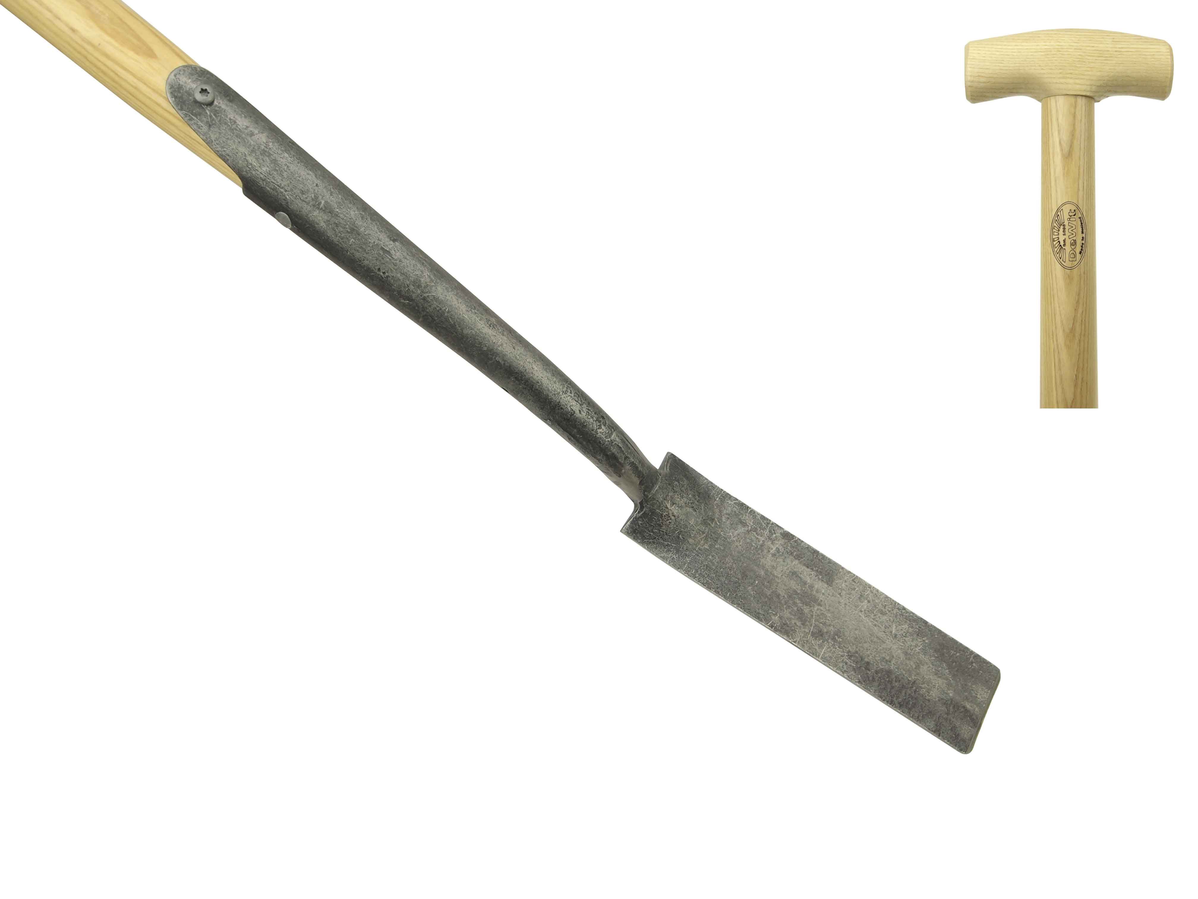 Trencing spade 6cm  wide and 75cm T-handle